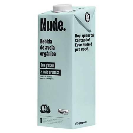 BEBIDA DE AVEIA CREMOSO ORG 1L NUDE