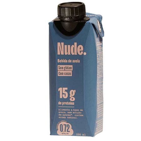 BEBIDA DE AVEIA PROTEICA COM CACAU 250ml NUDE