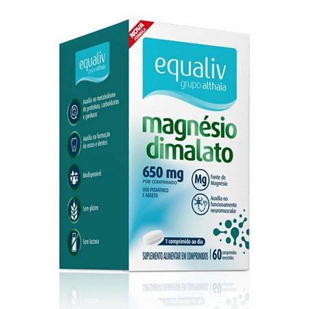 MAGNESIO DIMALATO 60caps  EQUALIV
