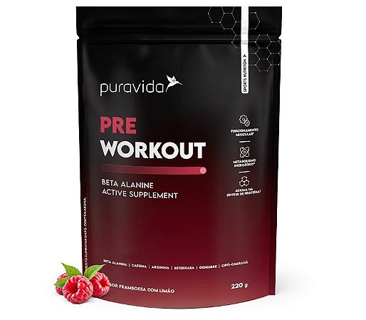PRE WORKOUT 220g PURAVIDA