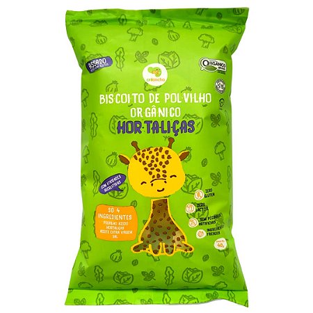BISCOITO DE POLVILHO ORG HORTALIÇA 40g CRILANCHA