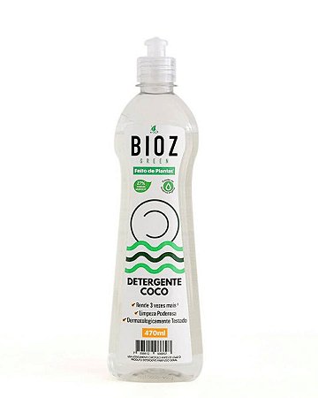 DETERGENTE DE COCO 470ml BIOZ GREEN