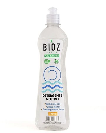 DETERGENTE NEUTRO 470ml BIOZ GREEN