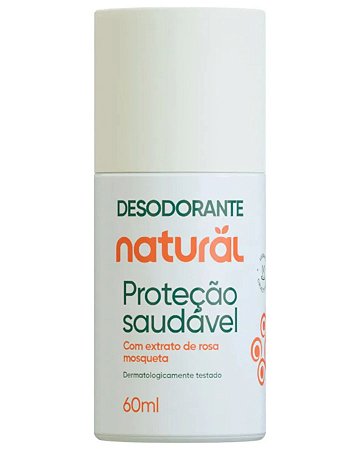 DESODORANTE ROLL ON COM ROSA MOSQUETA 60ml CONTENTE