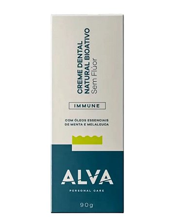 PASTA DE DENTE IMMUNE MENTA/MELALEUCA 90g ALVA