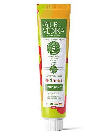 CREME DENTAL WILD MINT 100g AYURVEDIKA