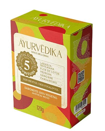 SABONETE MYSTICAL WOOD 120g AYURVEDIKA