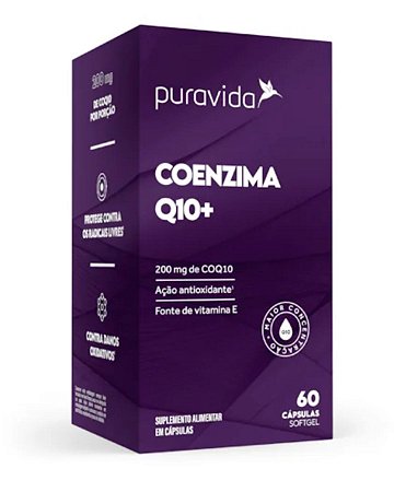 COENZIMA Q10+ 200mg PURAVIDA