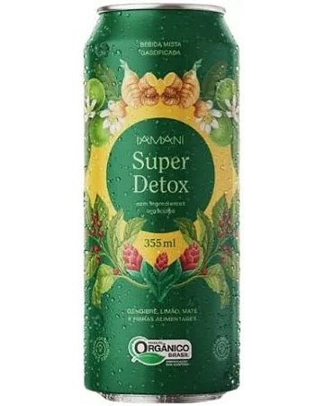CHA GASEIFICADO SUPER DETOX ORG 355ml IAMANI