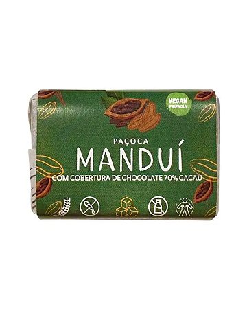 PACOCA COM CHOCOLATE 70% 30g MANDUI