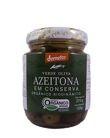 AZEITONA EM CONSERVA ORG 360g VERDE OLIVA