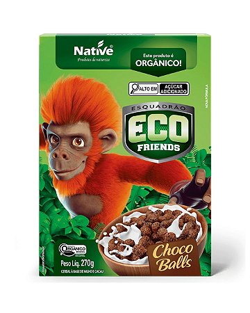 CEREAL CHOCOBALLS  ECO FRIENDS ORG 270g NATIVE