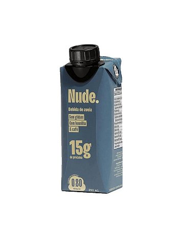 BEBIDA DE AVEIA PROTEICA BAUNILHA/CAFE 250ml NUDE