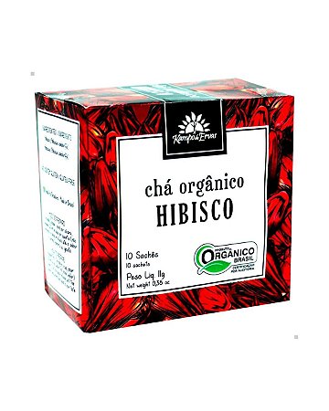 CHA DE HIBISCO ORG 10 saches KAMPO