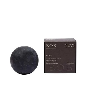 SHAMPOO EM BARRA DETOX 80g B.O.B