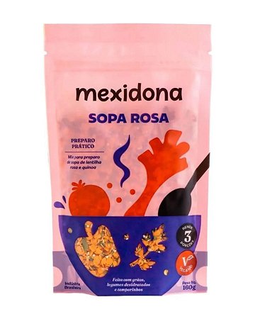 SOPA ROSA LOW CARB 160g MEXIDONA