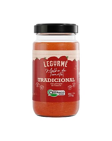 MOLHO DE TOMATE TRADICIONAL ORG 330g LEGURME