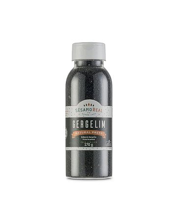 GERGELIM PRETO NATURAL 170g SESAMO REAL