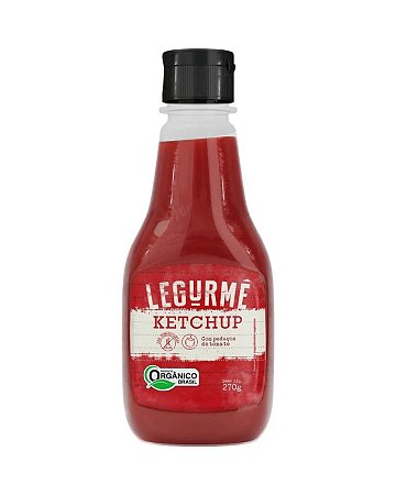KETCHUP ZERO BISNAGA ORG 270g LEGURME