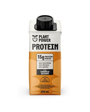 BEBIDA VEG PROTEICA SABOR CARAMELO SALGADO 250ml PLANT POWER