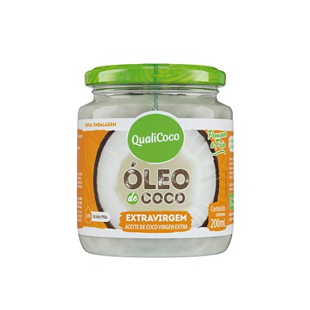 OLEO DE COCO EXTRA VIRGEM 200ml QUALICOCO