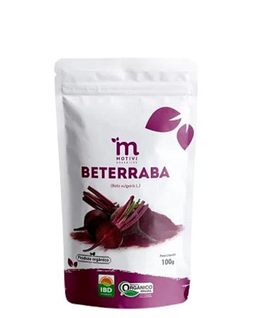 BETERRABA DESIDRATADA EM PO ORG 35g MOTIVI