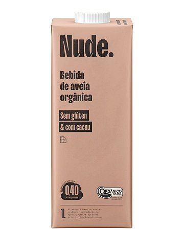 BEBIDA DE AVEIA ORG COM CACAU 1L NUDE