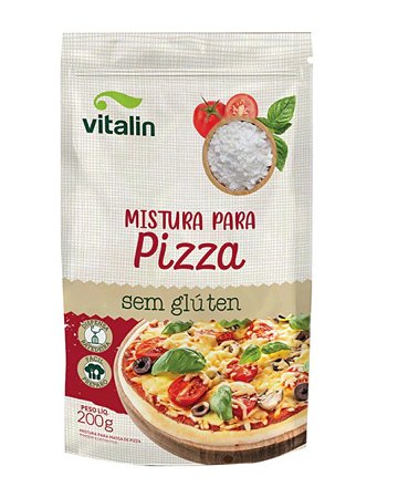 MISTURA PARA PIZZA SEM GLUTEN 200g VITALIN