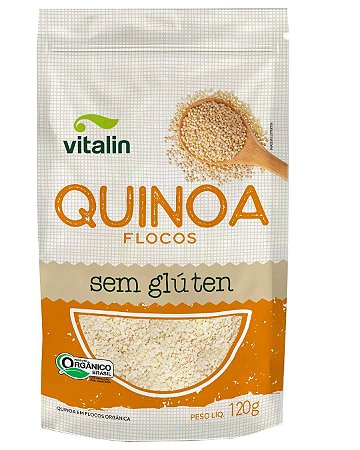 QUINOA REAL EM FLOCOS ORG 120g VITALIN
