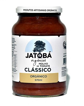 MOLHO TOMATE CLASSICO ORG 340g JATOBA