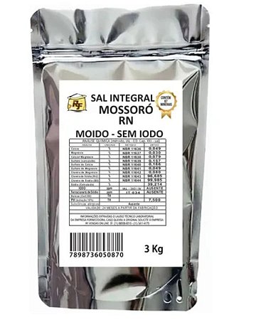 SAL MARINHO GROSSO INTEGRAL SEM IODO 1kg RF VENDAS
