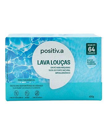 LAVA LOUCAS EM PO MAQUINA 450g POSITIVA
