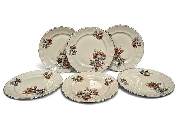 ROSENTHAL | Conjunto 06 pratos vintage
