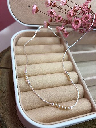 COLAR PÉROLA AMARELA