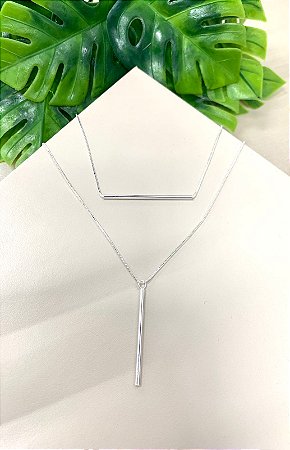 COLAR DUPLO 45CM E 50CM COM TUBOS