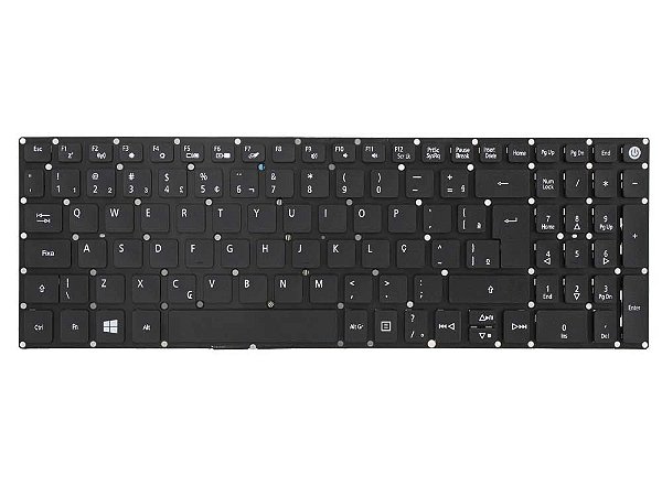 Teclado Notebook Acer Aspire 5 A515-51 Sem Frame