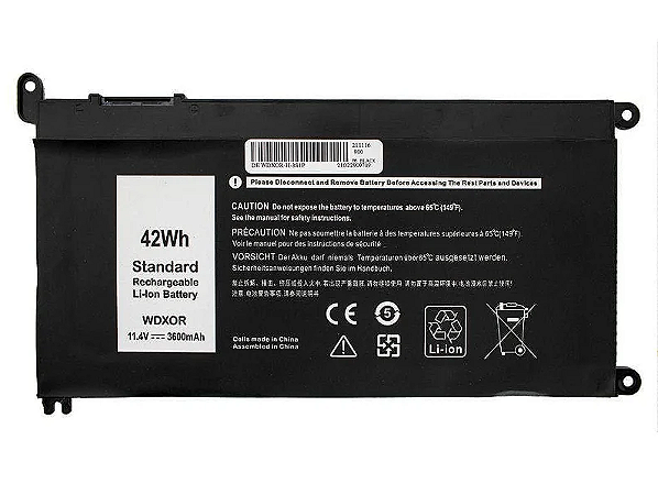 Bateria Notebook Dell Inspiron WDX0R 3CRH3 11.4V