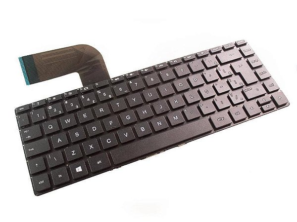 Teclado Notebook - Hp Part Number 14-v063 - Preto