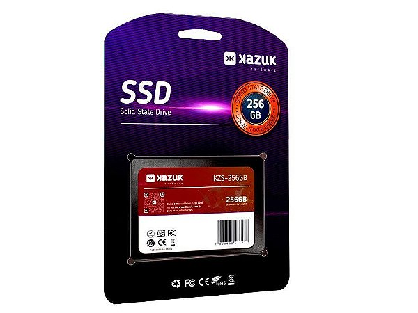 Disco Sólido SSD 256GB SATA III 6.0GB/S KZS-256GB KAZUK