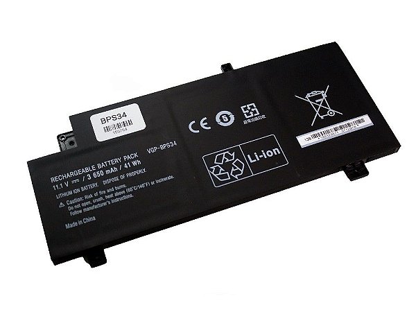 Bateria - Sony Vaio Svf1521a1ew - Preta