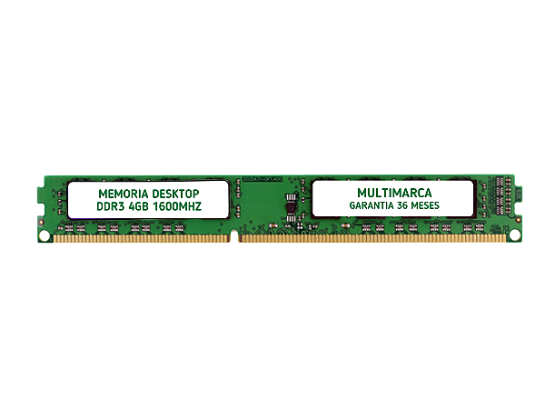 MEMÓRIA DESK 4GB DDR3 1600MHZ 1.5V