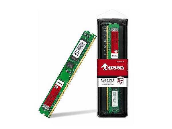 Memoria P/ Desktop DDR3 8gb 1600mhz Keepdata 1.5v KD16N11/8G