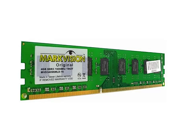 MEMÓRIA DESKTOP 8GB DDR3 1600MHZ MARKVISION