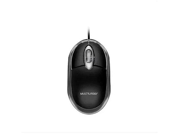 Mouse Multilaser Optico Classic Preto Usb