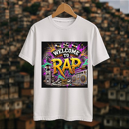 CAMISETA WELCOME TO RAP