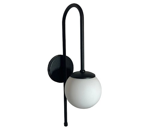 Arandela Canne Light  Preta