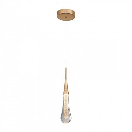 Luminária Pendente Gota Dourada