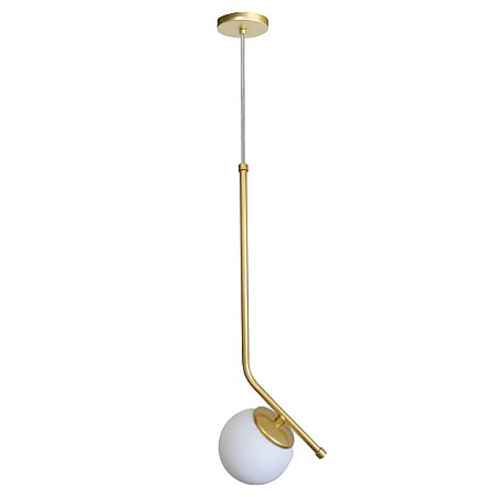 Luminária Pendente Stick Light Dourado
