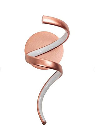 Arandela Worm Cobre Led 10w 3000k