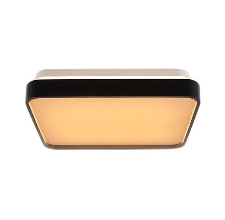 Plafon Acrílico Decorativo Black  40cm com LED Integrado Branco Quente (3000K) Bivolt